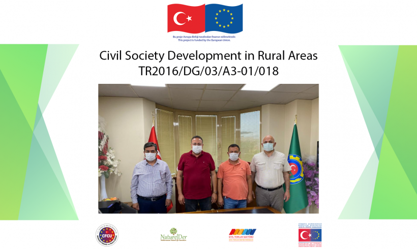 Mersin’in Tarsus İlçesinde Kırsal Alanlarda Sivil Toplum Gelişimi Projesinin Toplantısı Yapıldı!